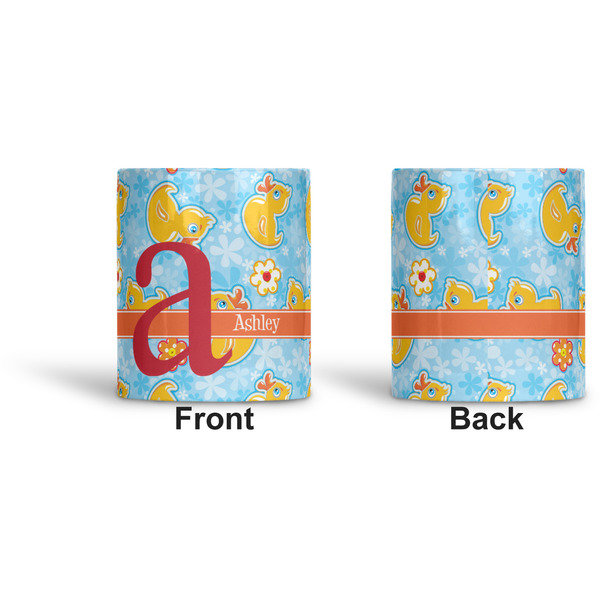 Rubber Duckies & Flowers Ceramic Pen Holder - Apvl