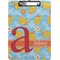 Rubber Duckies & Flowers Clipboard (Letter Size) (Personalized)