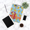 Rubber Duckies & Flowers Clipboard - Lifestyle Photo