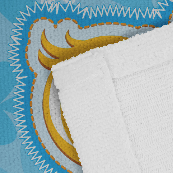 Rubber Duckies & Flowers Close up of Fabric