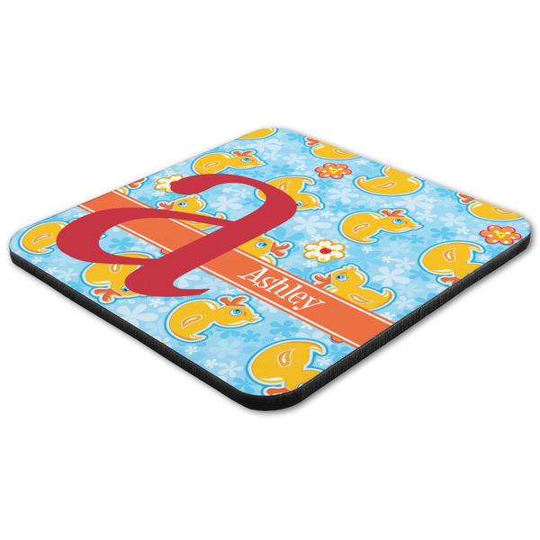 Rubber Duckies & Flowers Coaster Set - FLAT (one)