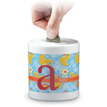 Rubber Duckies & Flowers Coin Bank (Personalized)