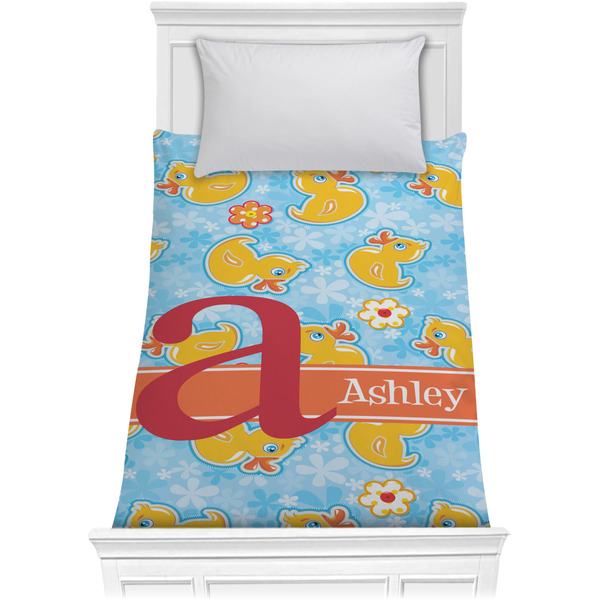 Rubber Duckies & Flowers Comforter (Twin)