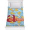 Rubber Duckies & Flowers Comforter - Twin (Personalized)