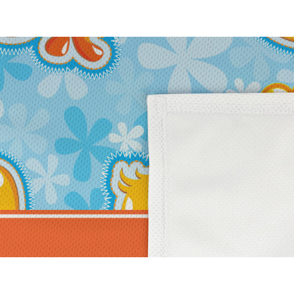 Rubber Duckies & Flowers Cooling Towel- Detail