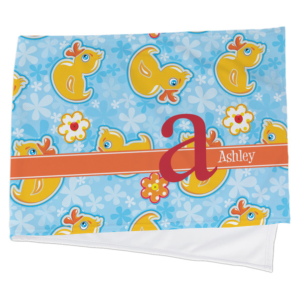Custom Rubber Duckies & Flowers Cooling Towel (Personalized)