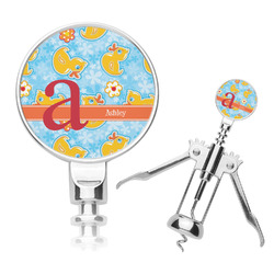 Rubber Duckies & Flowers Corkscrew (Personalized)