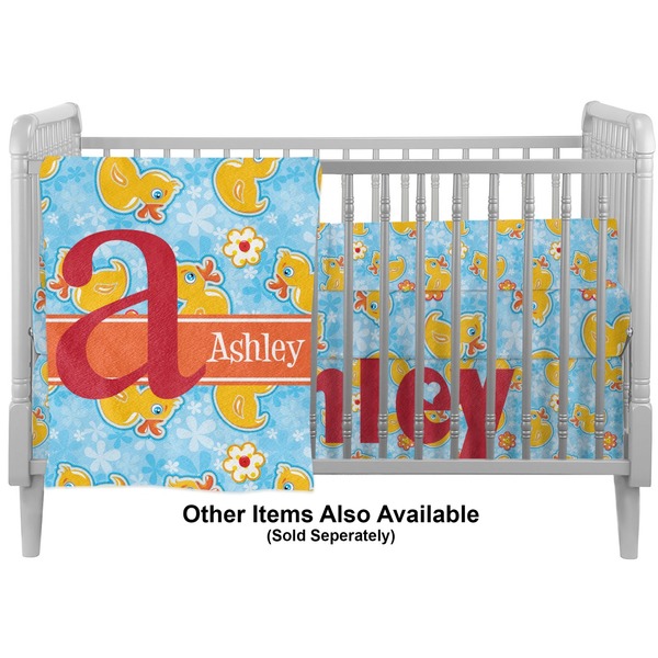 Rubber Duckies & Flowers Crib - Profile Sold Seperately