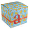 Rubber Duckies & Flowers Cube Favor Gift Box - Front/Main