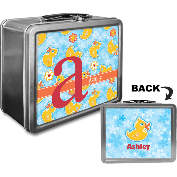 Rubber Duckies & Flowers Custom Lunch Box / Tin Approval