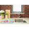 Rubber Duckies & Flowers Dish Drying Mat - LIFESTYLE 2
