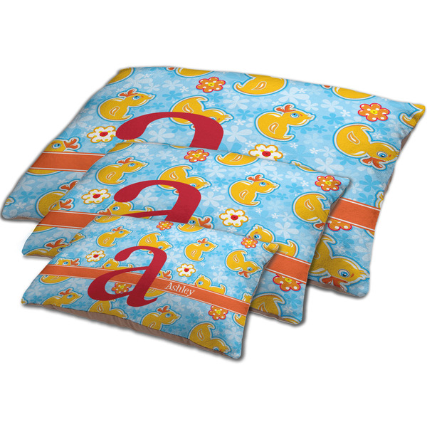 Rubber Duckies & Flowers Dog Beds - MAIN (sm, med, lrg)