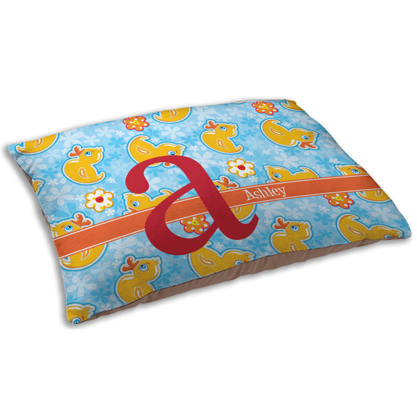 Rubber Duckies & Flowers Dog Beds - SMALL