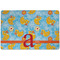 Rubber Duckies & Flowers Dog Food Mat - Small without bowls