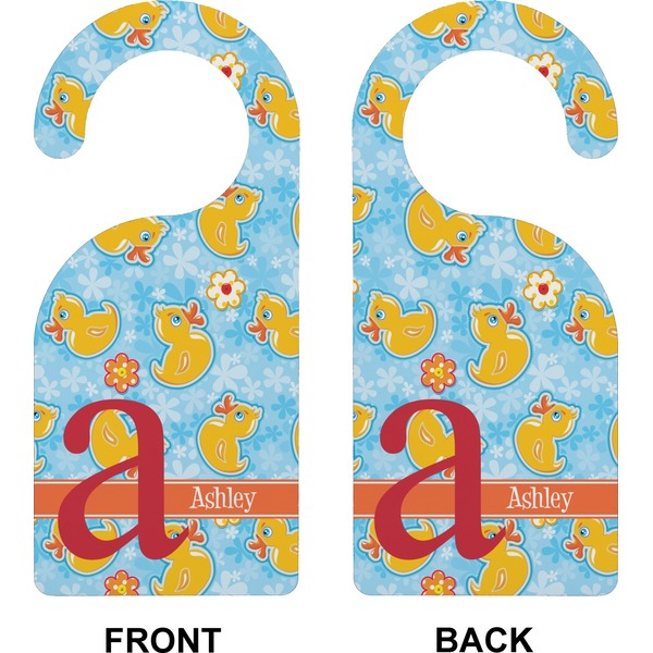 Rubber Duckies & Flowers Door Hanger (Approval)