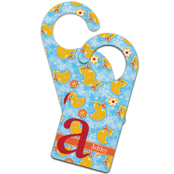 Rubber Duckies & Flowers Door Hanger - MAIN