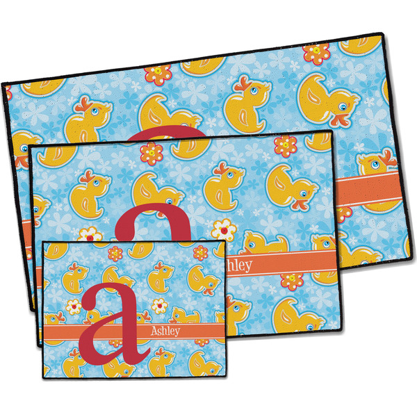 Rubber Duckies & Flowers Door Mats - PARENT MAIN