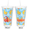 Rubber Duckies & Flowers Double Wall Tumbler with Straw - Approval