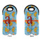 Rubber Duckies & Flowers Double Wine Tote - APPROVAL (new)