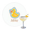 Rubber Duckies & Flowers Drink Topper - Large - Single with Drink