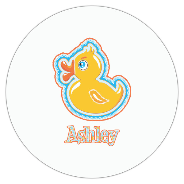 Rubber Duckies & Flowers Drink Topper - Medium - Single