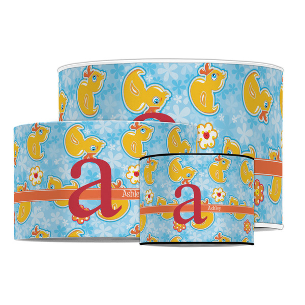 Rubber Duckies & Flowers Drum Lampshades - MAIN