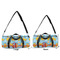 Rubber Duckies & Flowers Duffle Bag Small and Large