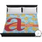 Rubber Duckies & Flowers Duvet Cover - King (Personalized)