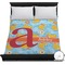 Rubber Duckies & Flowers Duvet Cover - Full / Queen (Personalized)