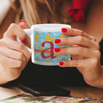 Rubber Duckies & Flowers Double Shot Espresso Cup - Single (Personalized)