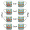 Rubber Duckies & Flowers Espresso Cup - 6oz (Double Shot Set of 4) APPROVAL