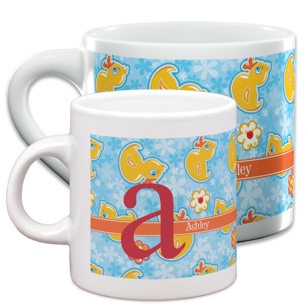 Rubber Duckies & Flowers Espresso Mugs - Main Parent