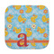 Rubber Duckies & Flowers Face Cloth-Rounded Corners