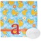 Rubber Duckies & Flowers Wash Cloth with soap