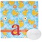 Rubber Duckies & Flowers Washcloth (Personalized)