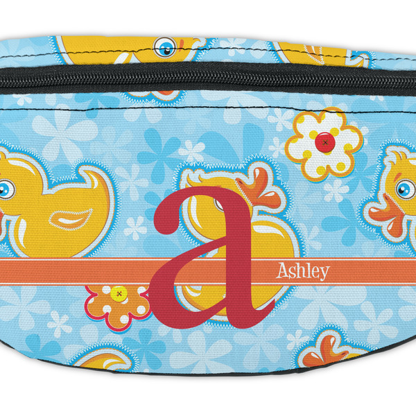 Rubber Duckies & Flowers Fanny Pack - Closeup