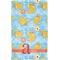 Rubber Duckies & Flowers Finger Tip Towel - Full View