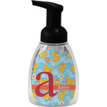 Rubber Duckies & Flowers Foam Soap Bottle - Black (Personalized)