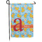 Rubber Duckies & Flowers Small Garden Flag - Single Sided w/ Name and Initial