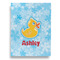 Rubber Duckies & Flowers Garden Flags - Large - Double Sided - BACK