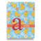 Rubber Duckies & Flowers House Flags - Double Sided - FRONT