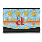 Rubber Duckies & Flowers Genuine Leather Women's Wallet - Small (Personalized)