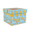 Rubber Duckies & Flowers Gift Boxes with Lid - Canvas Wrapped - Medium - Front/Main