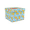 Rubber Duckies & Flowers Gift Boxes with Lid - Canvas Wrapped - Small - Front/Main