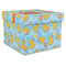 Rubber Duckies & Flowers Gift Box with Lid - Canvas Wrapped - XX-Large (Personalized)