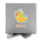 Rubber Duckies & Flowers Gift Boxes with Magnetic Lid - Silver - Approval