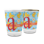 Rubber Duckies & Flowers Glass Shot Glass - 1.5 oz (Personalized)