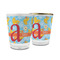 Rubber Duckies & Flowers Glass Shot Glass - 1.5 oz (Personalized)