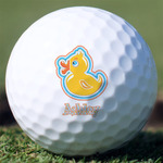 Rubber Duckies & Flowers Golf Balls (Personalized)