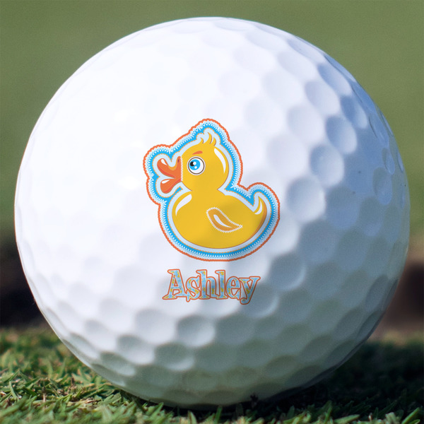 Custom Rubber Duckies & Flowers Golf Balls (Personalized)